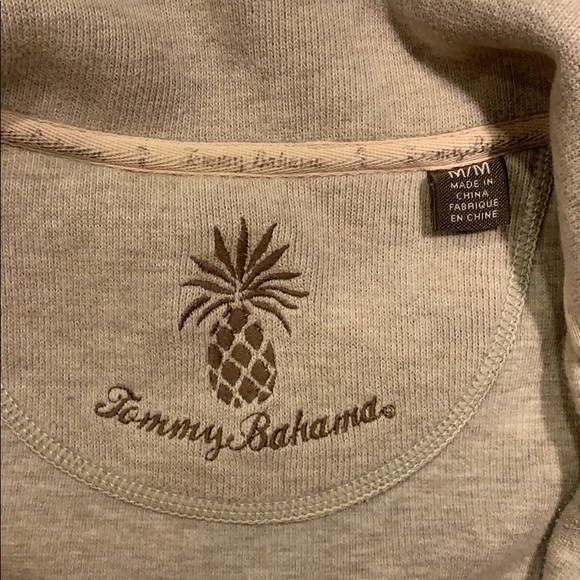 Tommy Bahama Tan Full Zip Sweatshirt - Picture 4 of 4